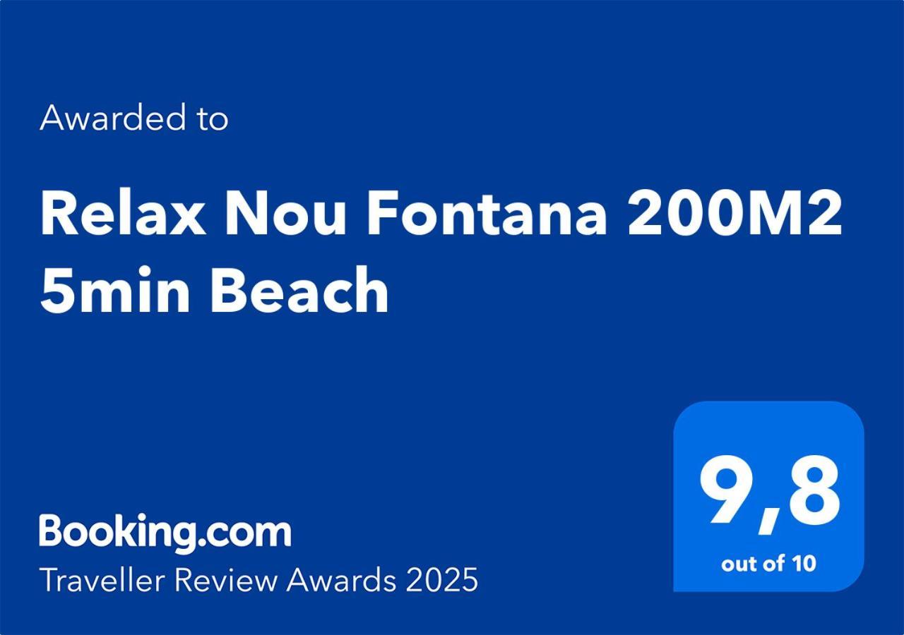 Relax Nou Fontana 200M2 5Min Beach 자베아 외부 사진